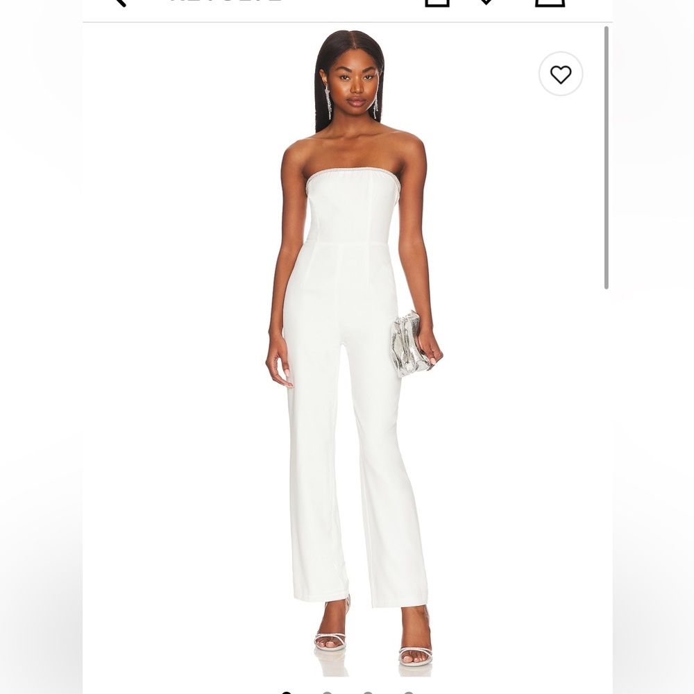 Super down keke strapless jumpsuit